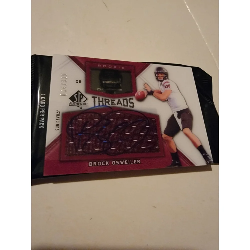 brock osweiler rc rookie draft auto jersey arizona state asu college #/335 2013
